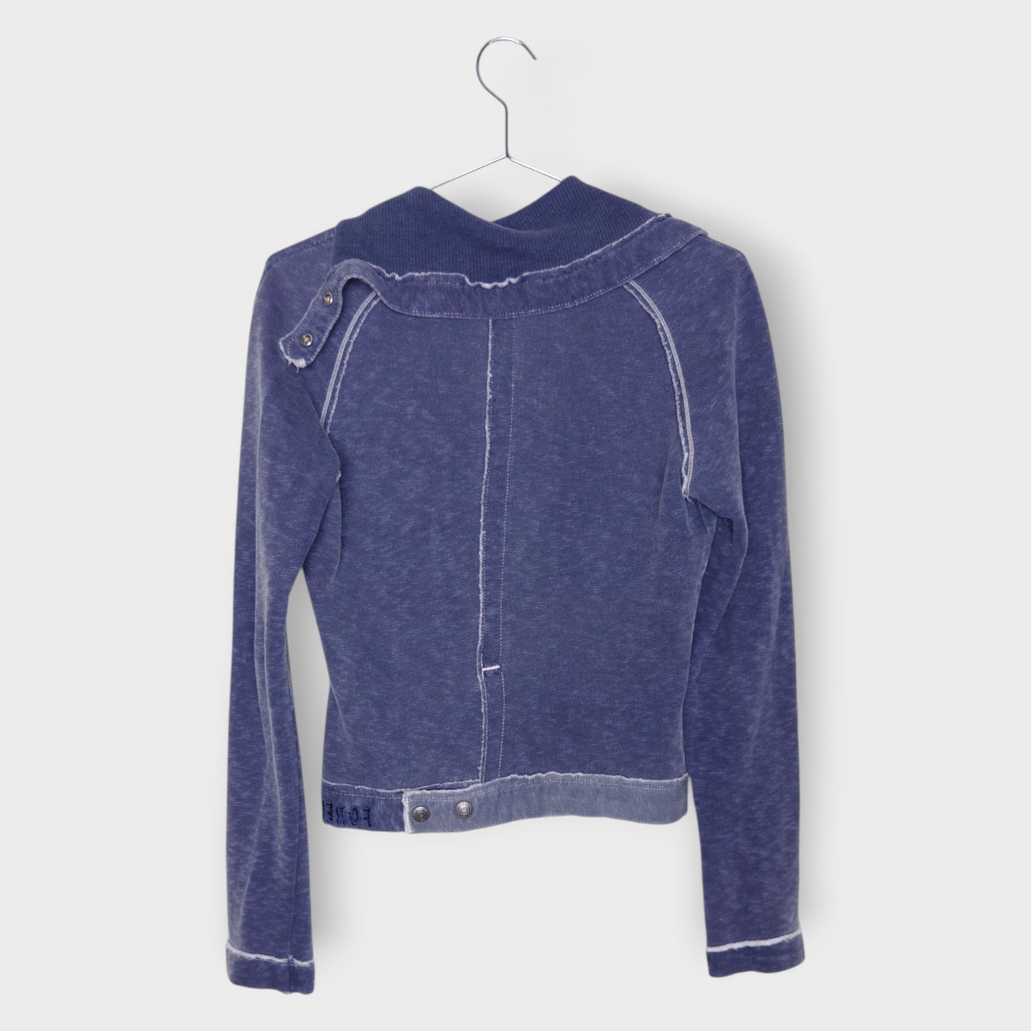 Asymmetrical Snap Button Jumper