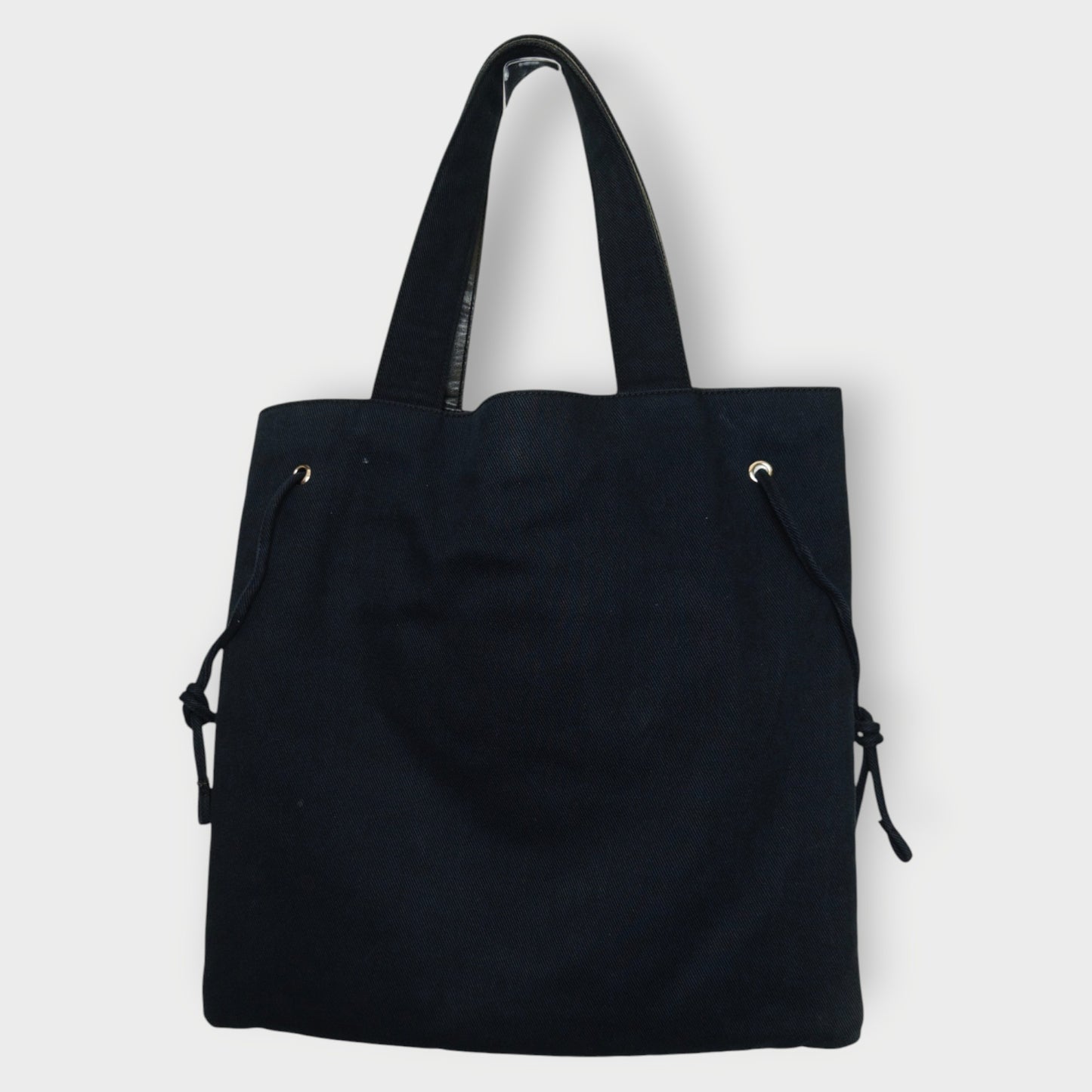 Cotton Drill Sequin Logo Tote