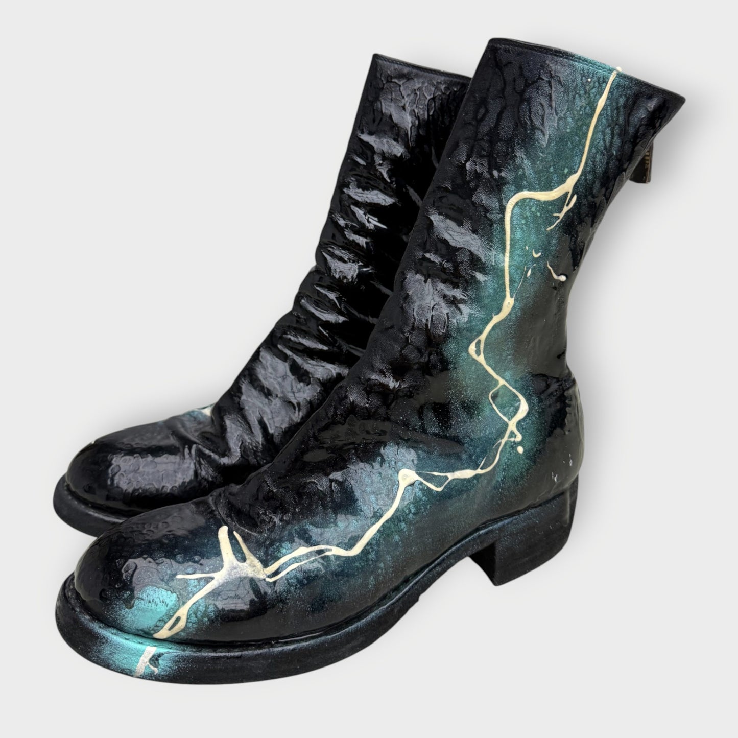 Abstract Coated Limited Boots