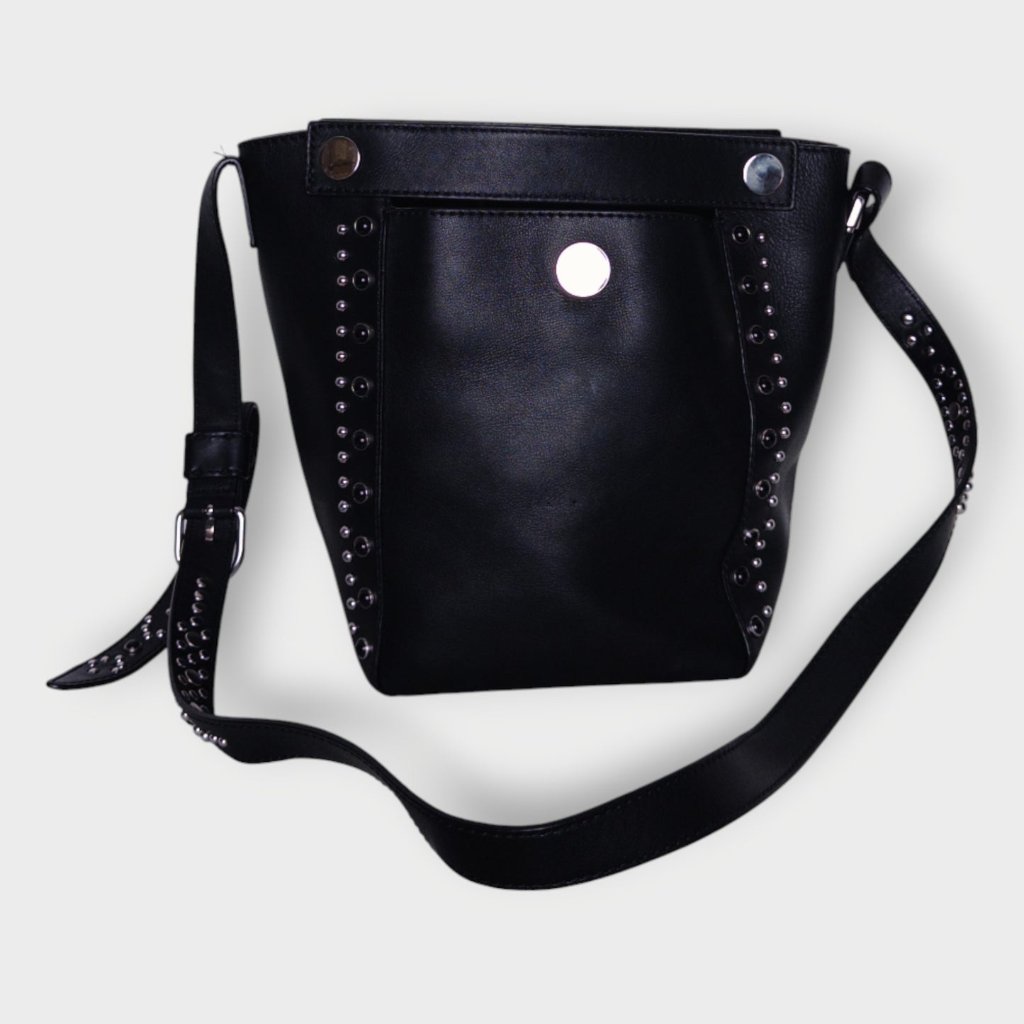 Leather Studded Dolly Bag