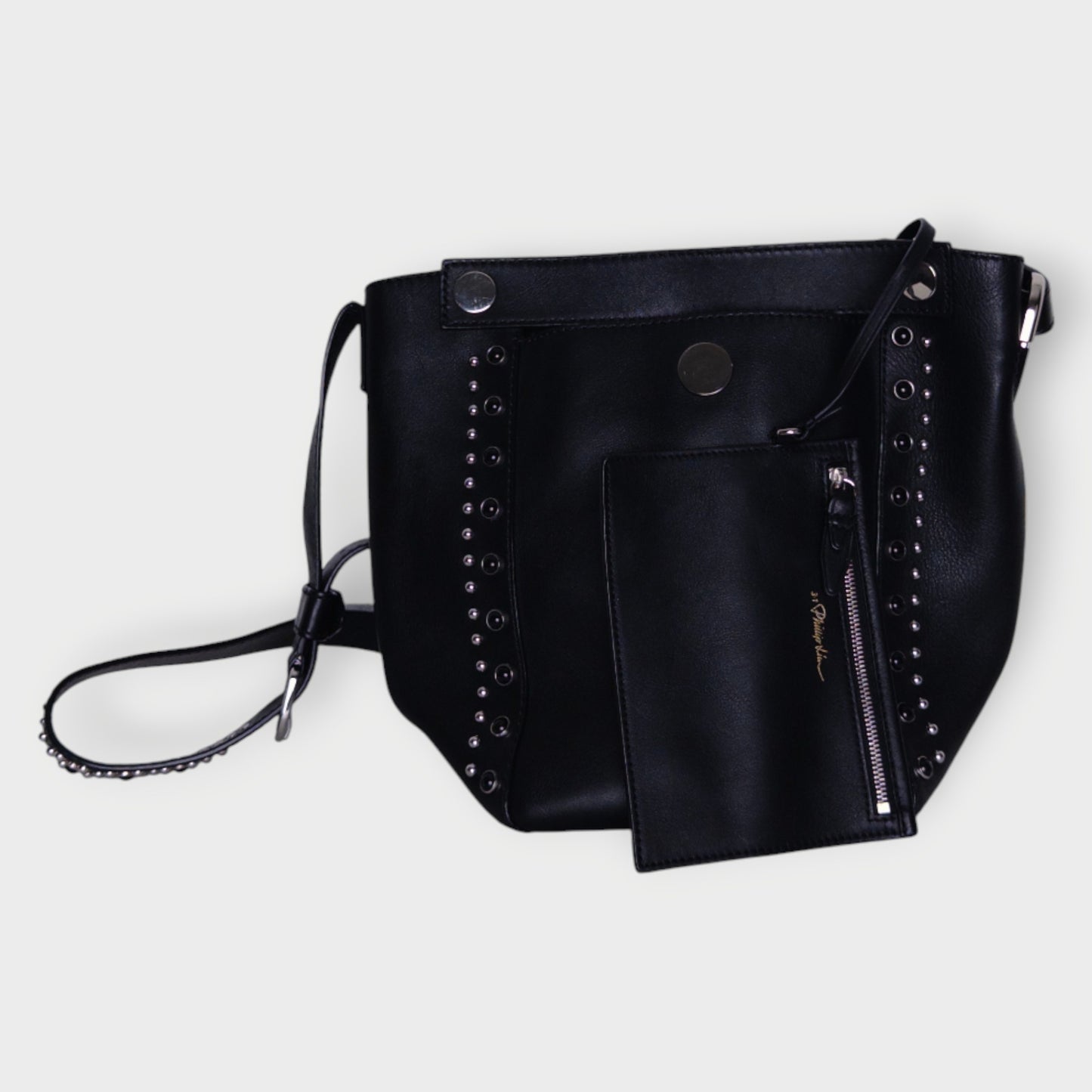 Leather Studded Dolly Bag