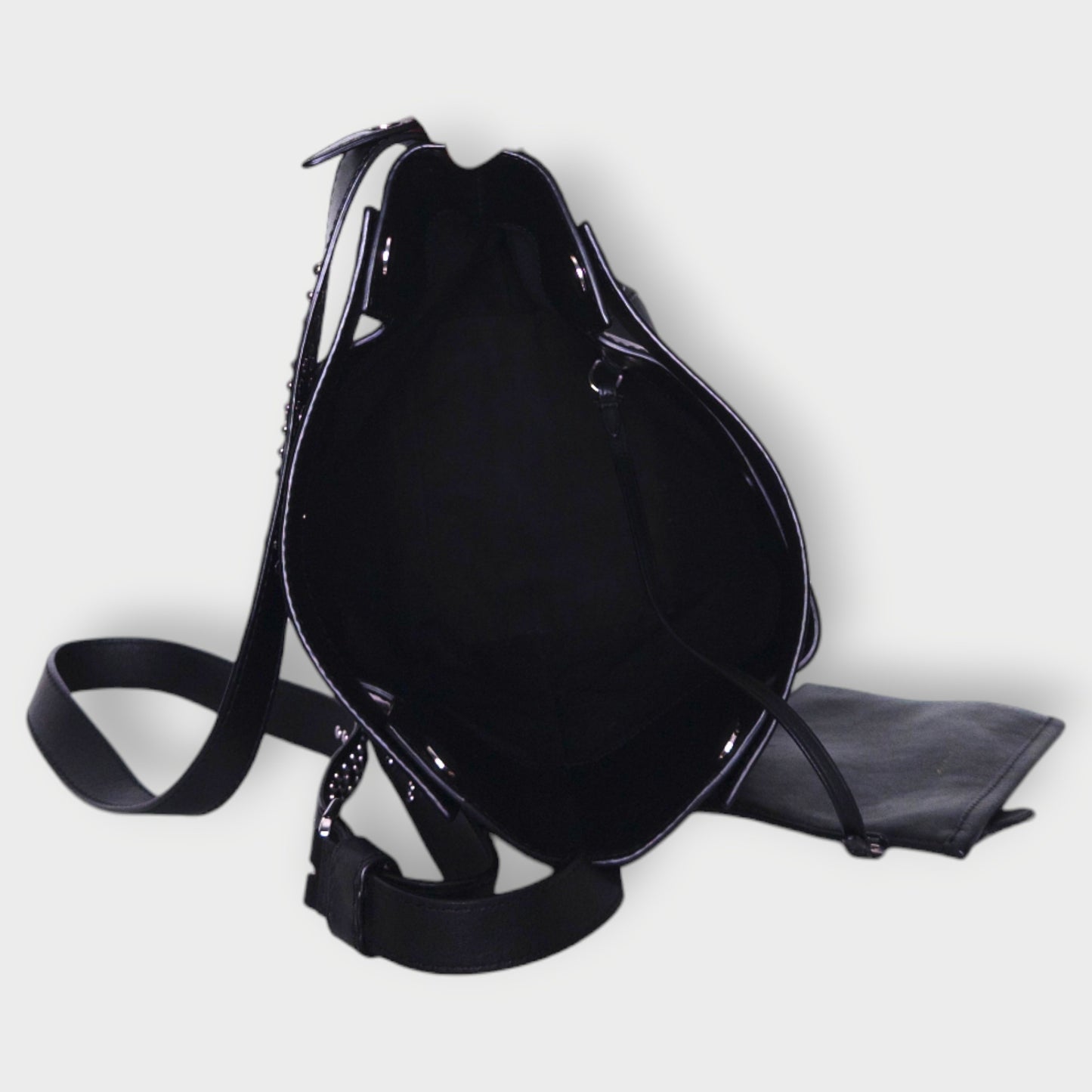 Leather Studded Dolly Bag
