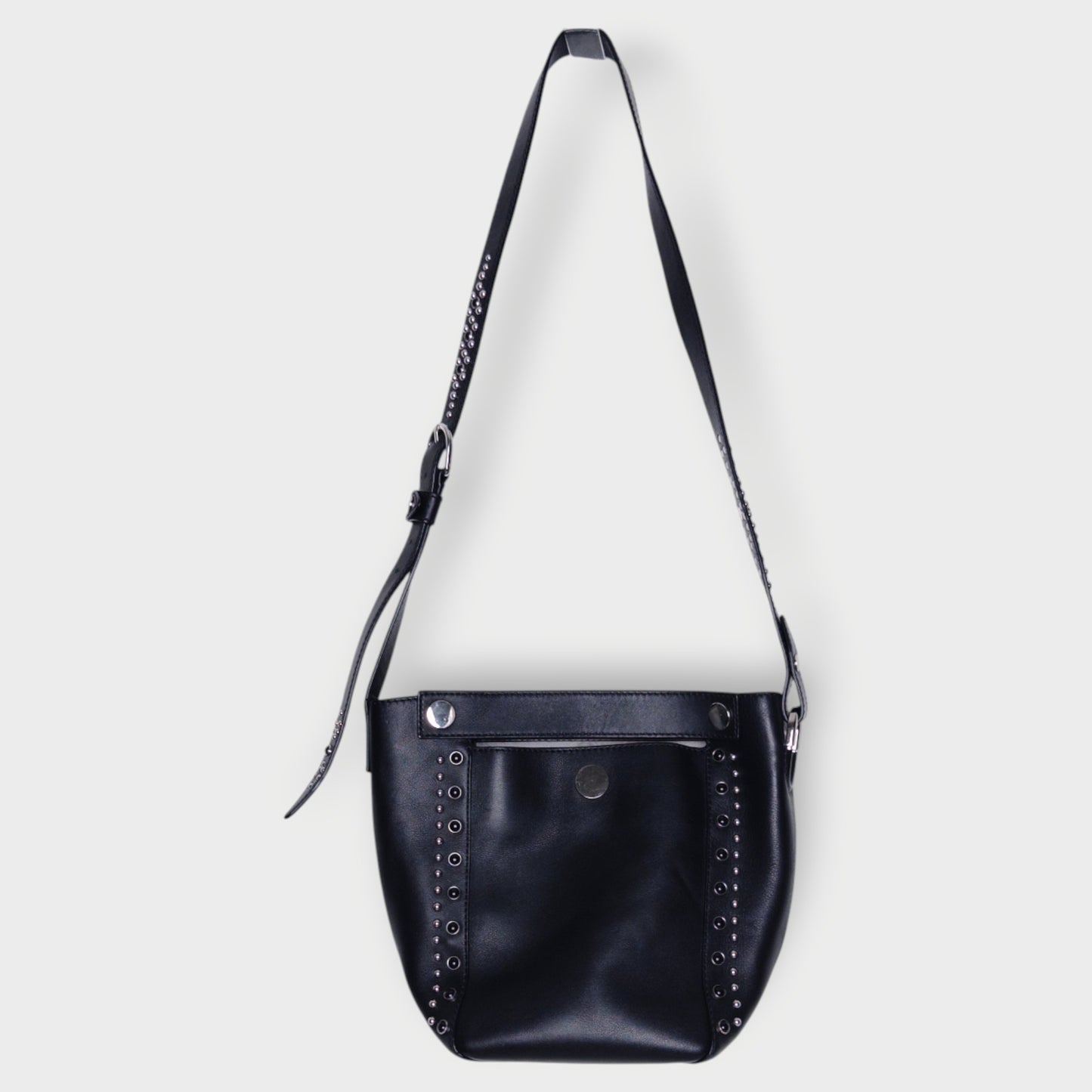 Leather Studded Dolly Bag