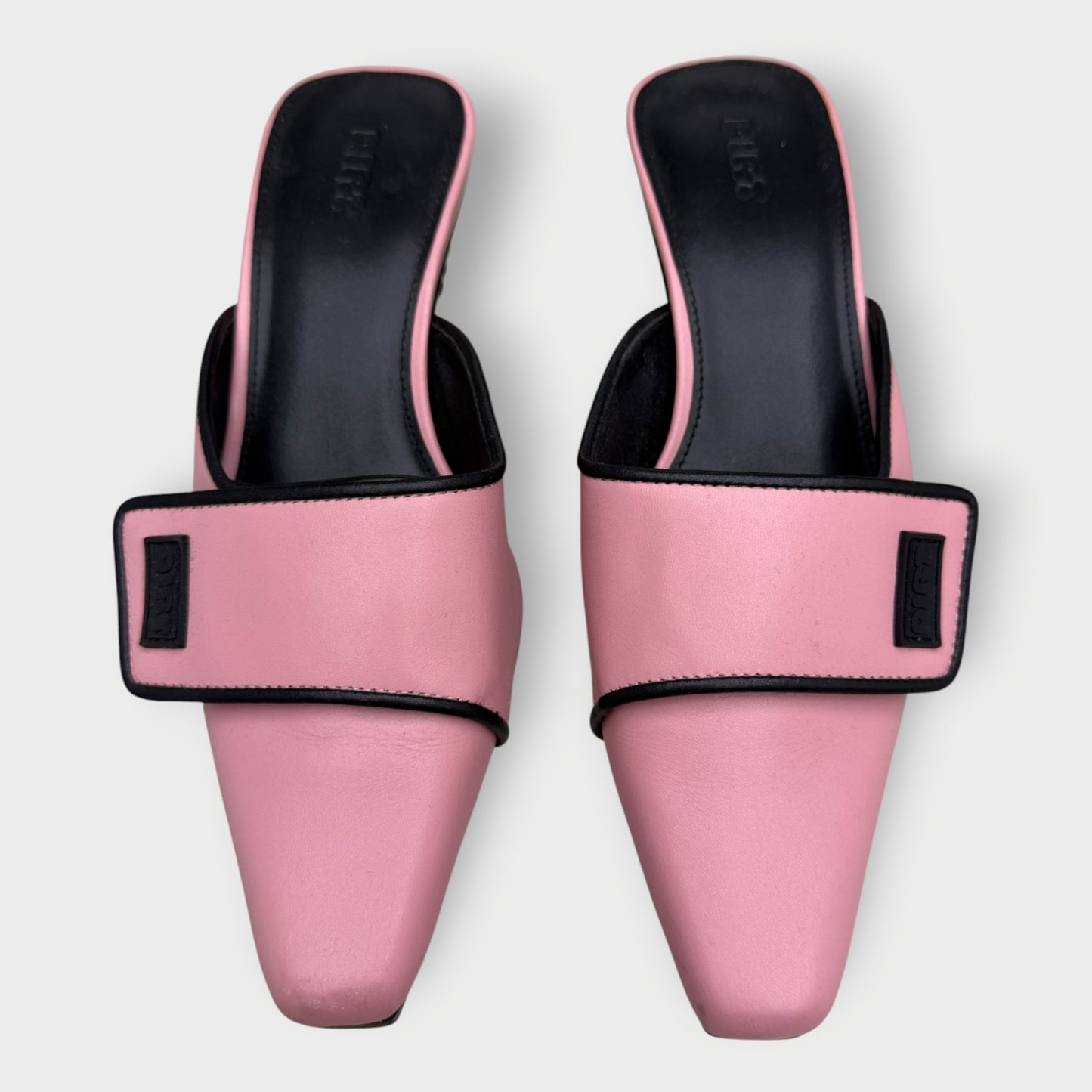 Pointed Square Mules
