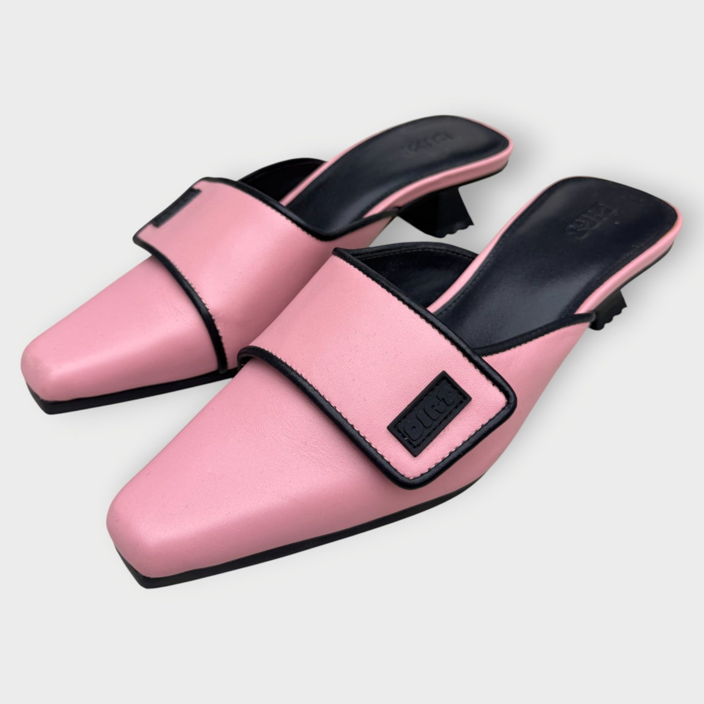 Pointed Square Mules