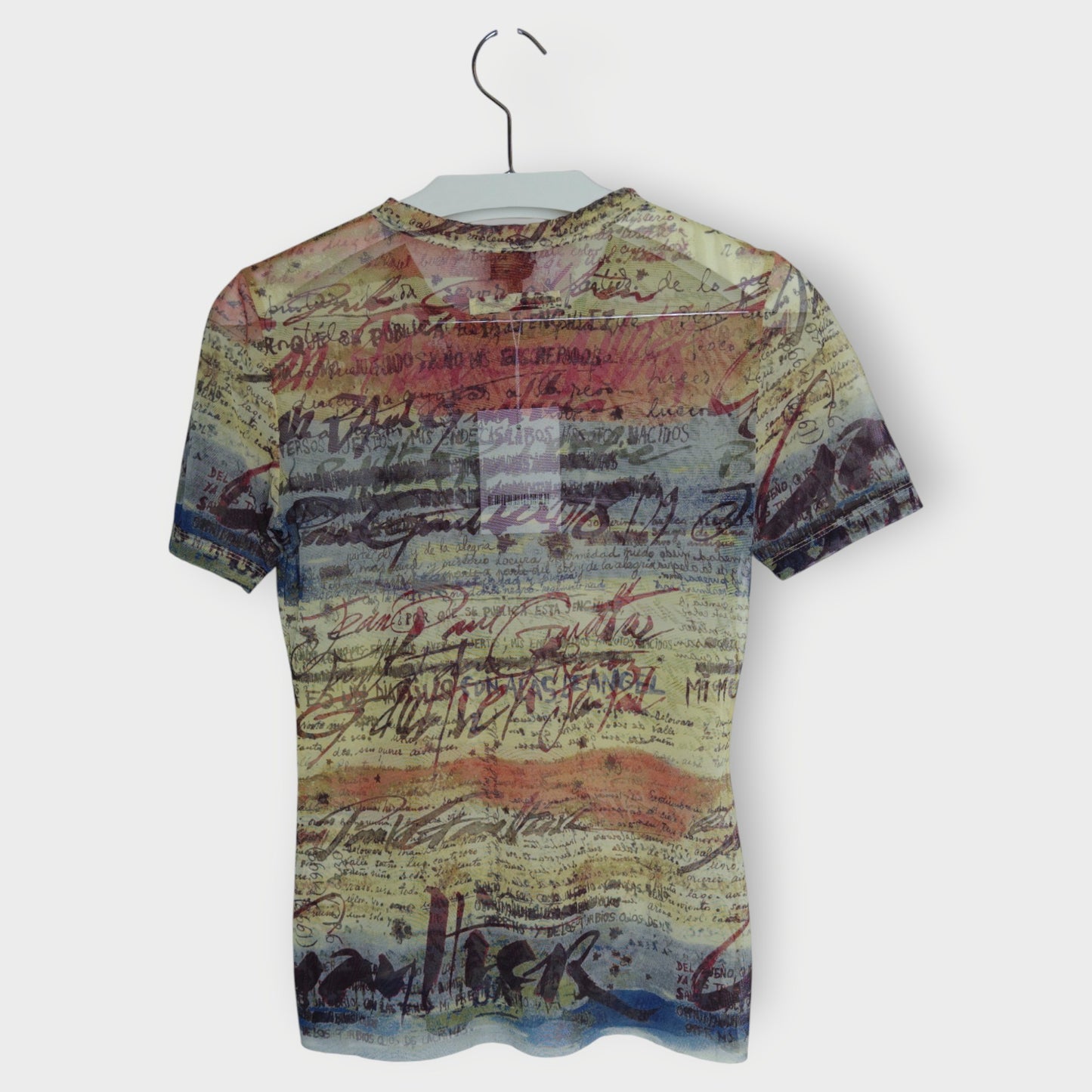 Mesh Script Tee