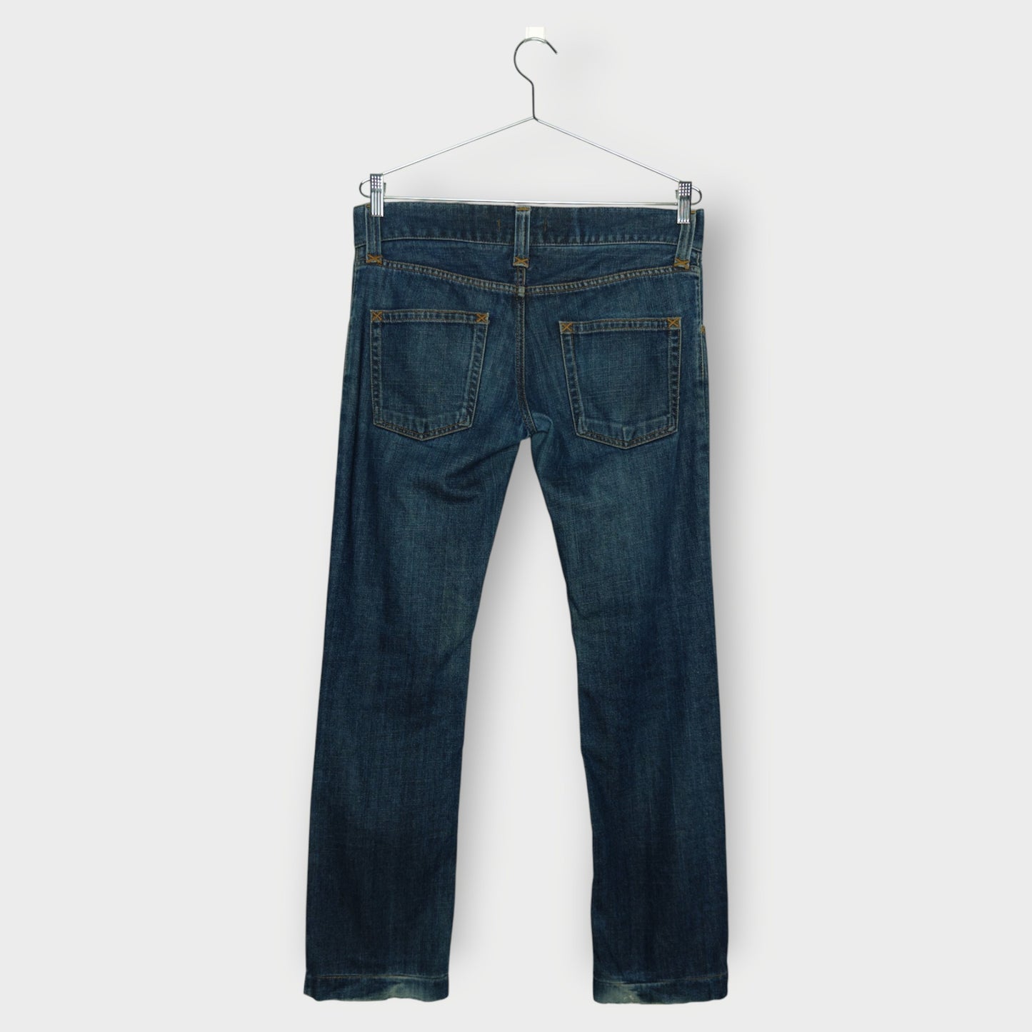 Mid Wash Low Rise Jeans