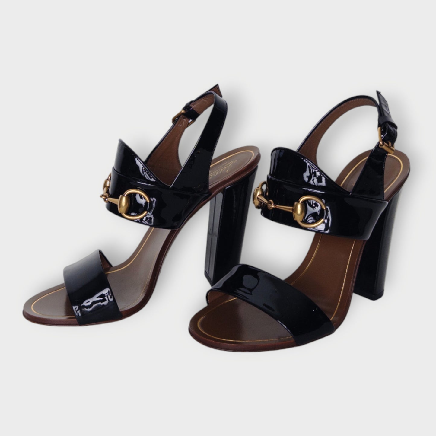 Patent Leather Horsebit Heels