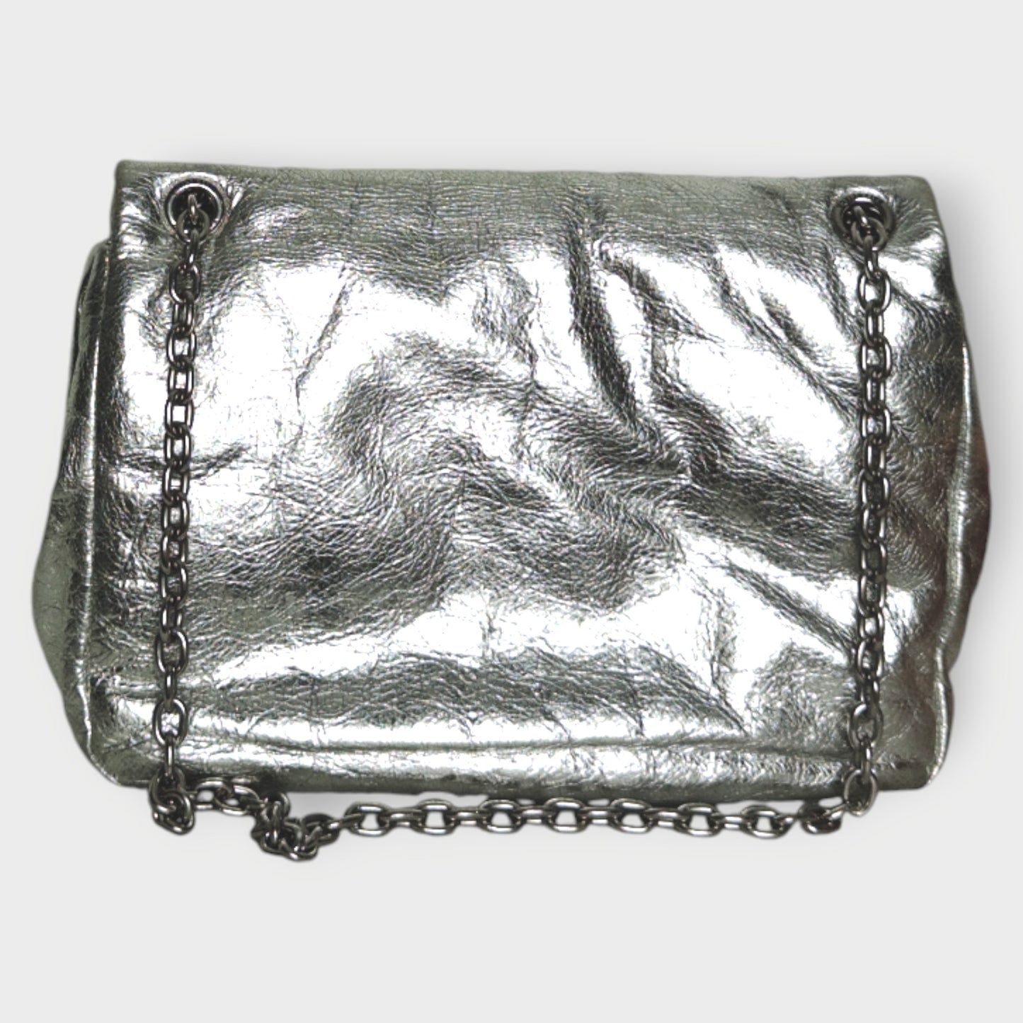 Leather & Chain Small Monaco Bag