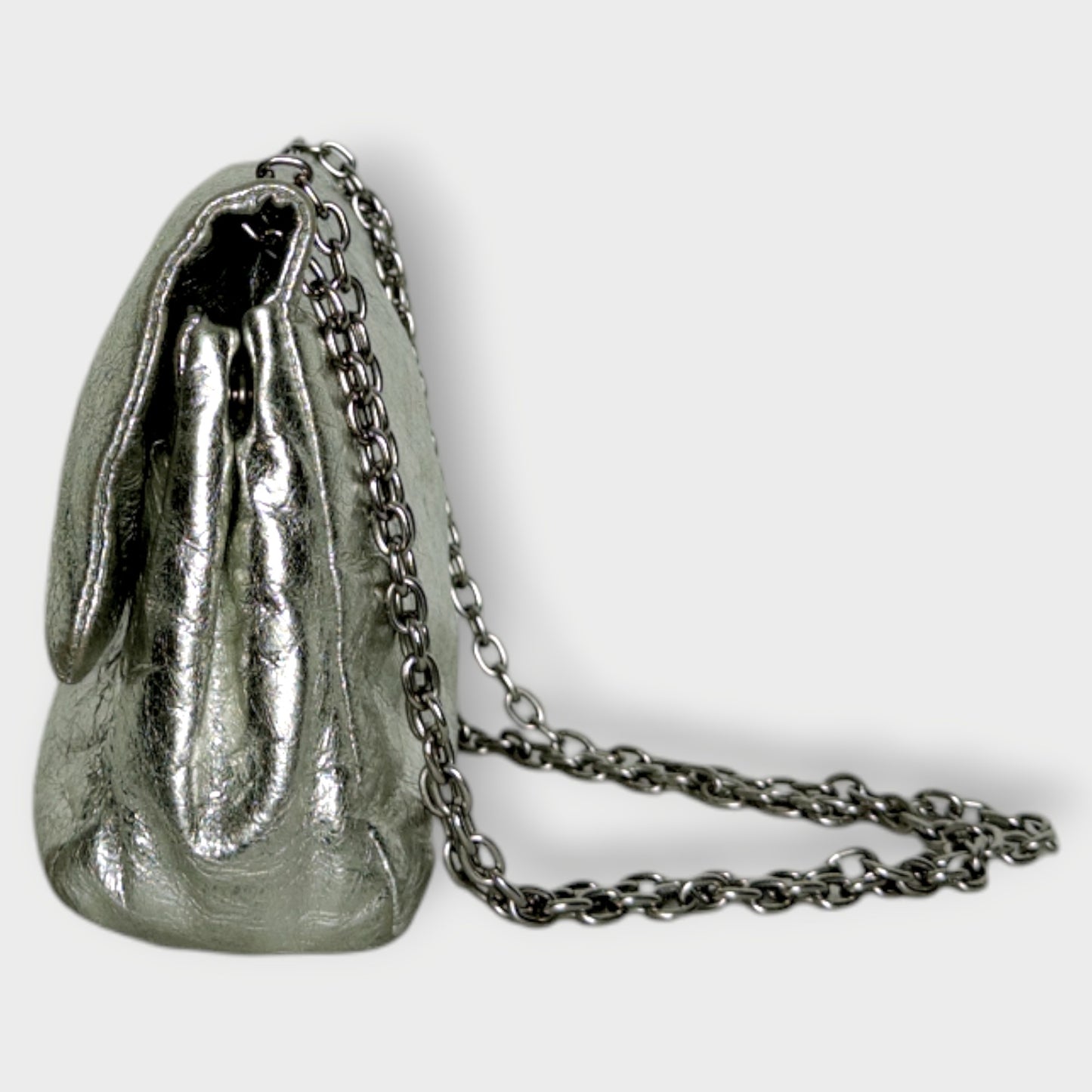 Leather & Chain Small Monaco Bag