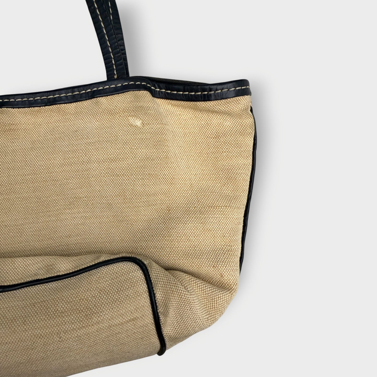 Canvas Haute Couture Logo Bag