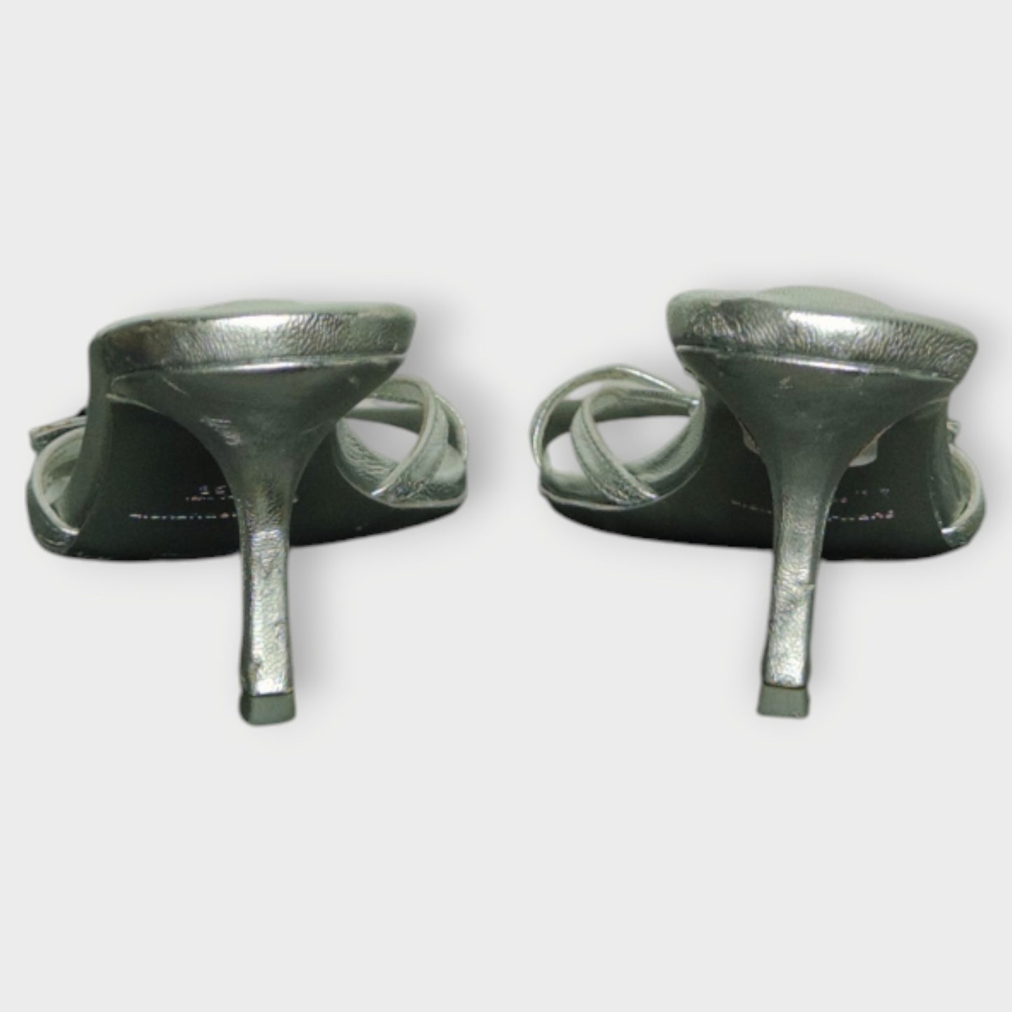 Lucienne Metallic Leather Strappy Sandals