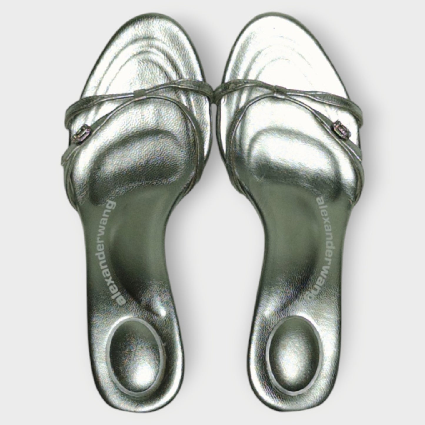 Lucienne Metallic Leather Strappy Sandals