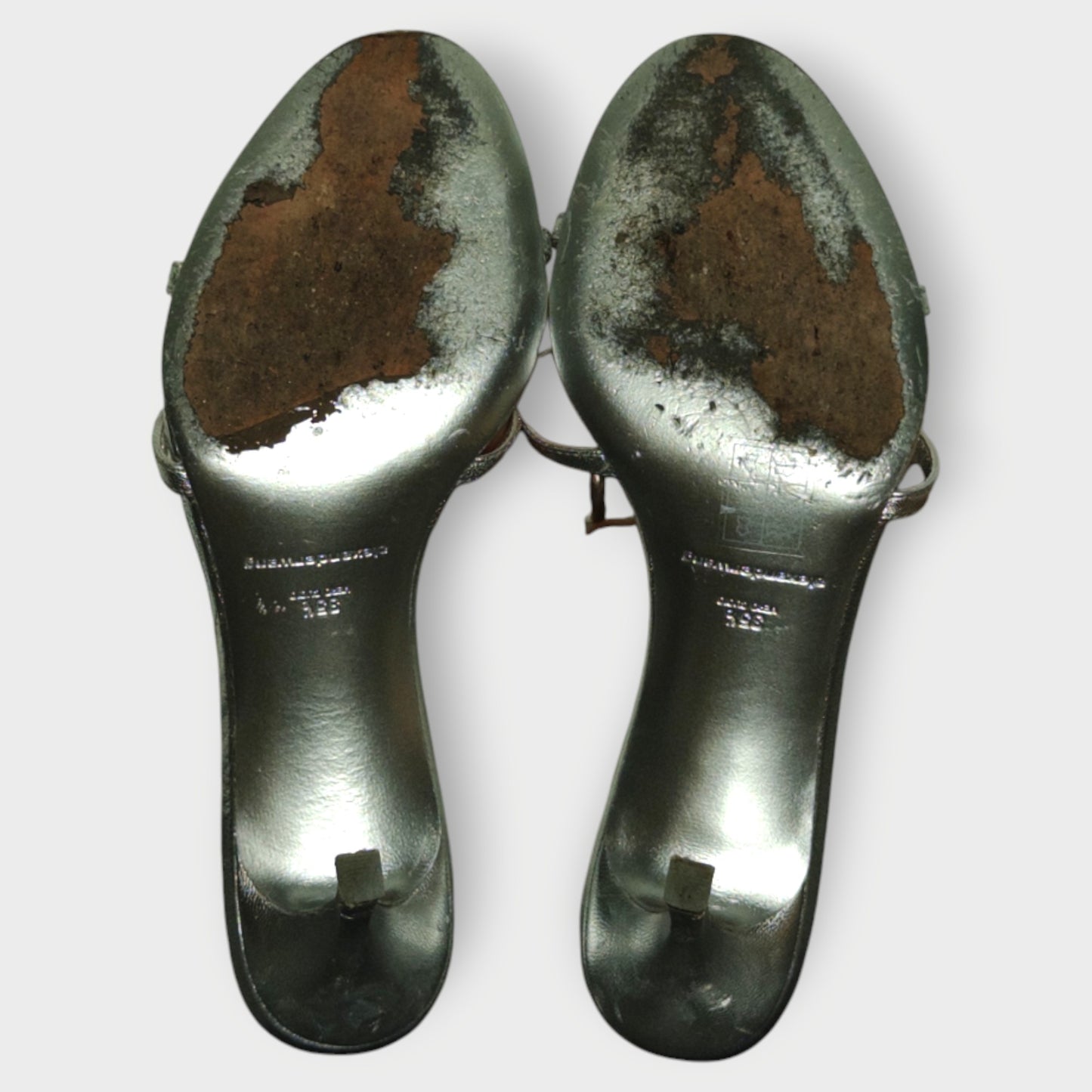 Lucienne Metallic Leather Strappy Sandals