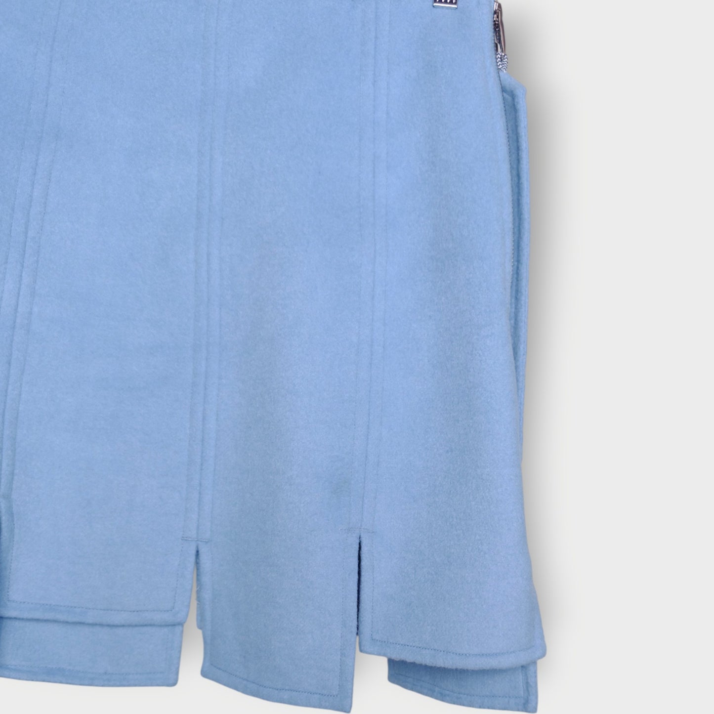 Felt Asymmetric Mini Skirt