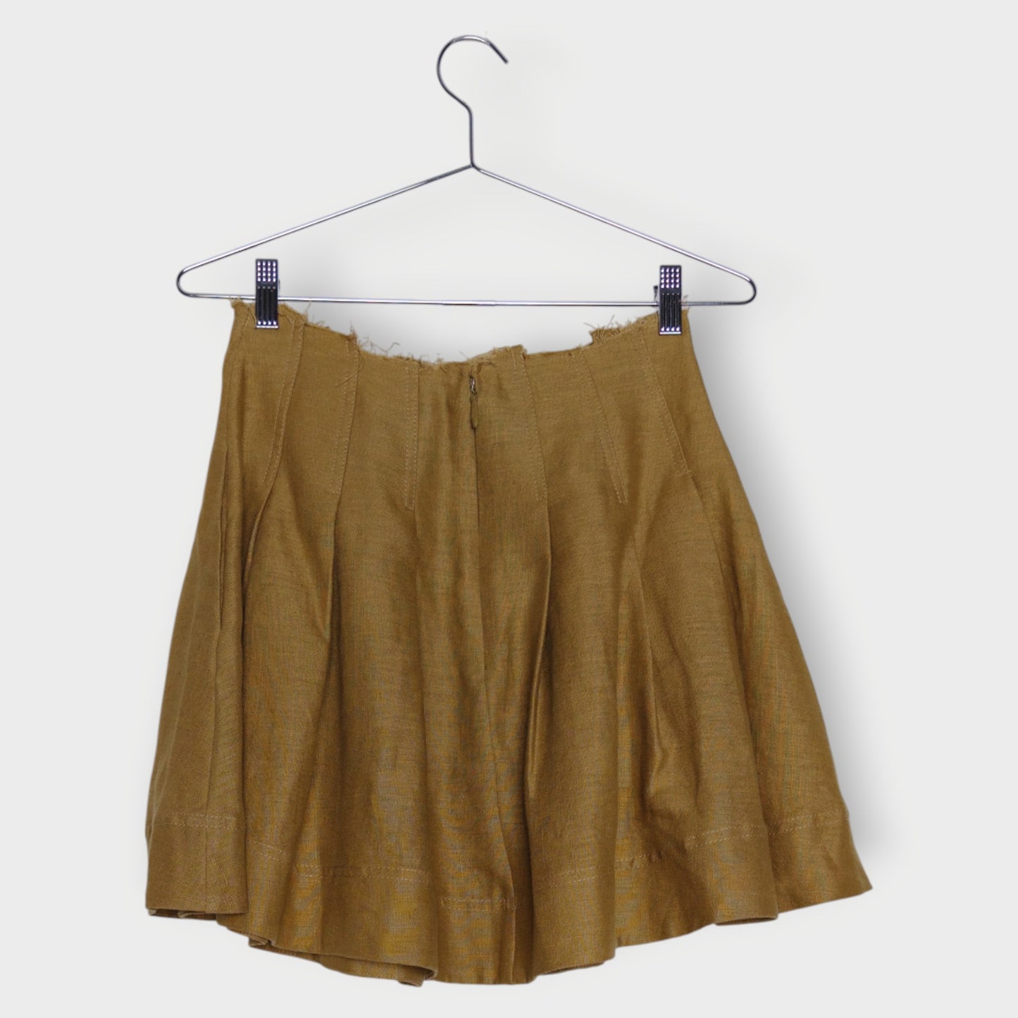 Linen Structured Waist Byblos Mini