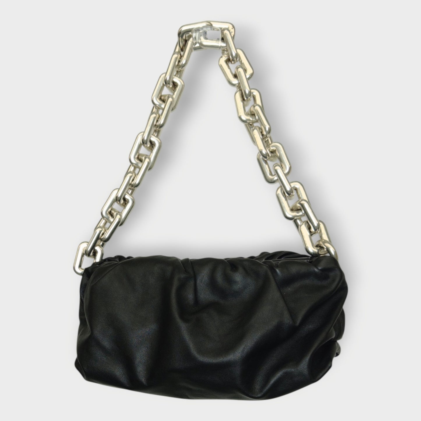 Leather Chain Pouch Shoulder Bag