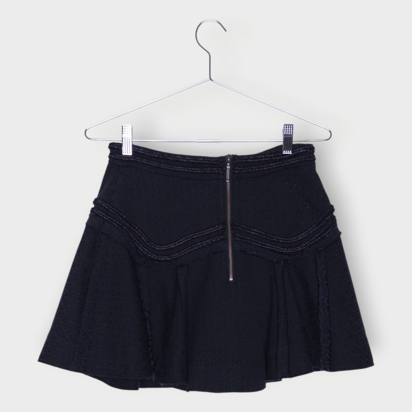 Braid Detail Mini Skirt