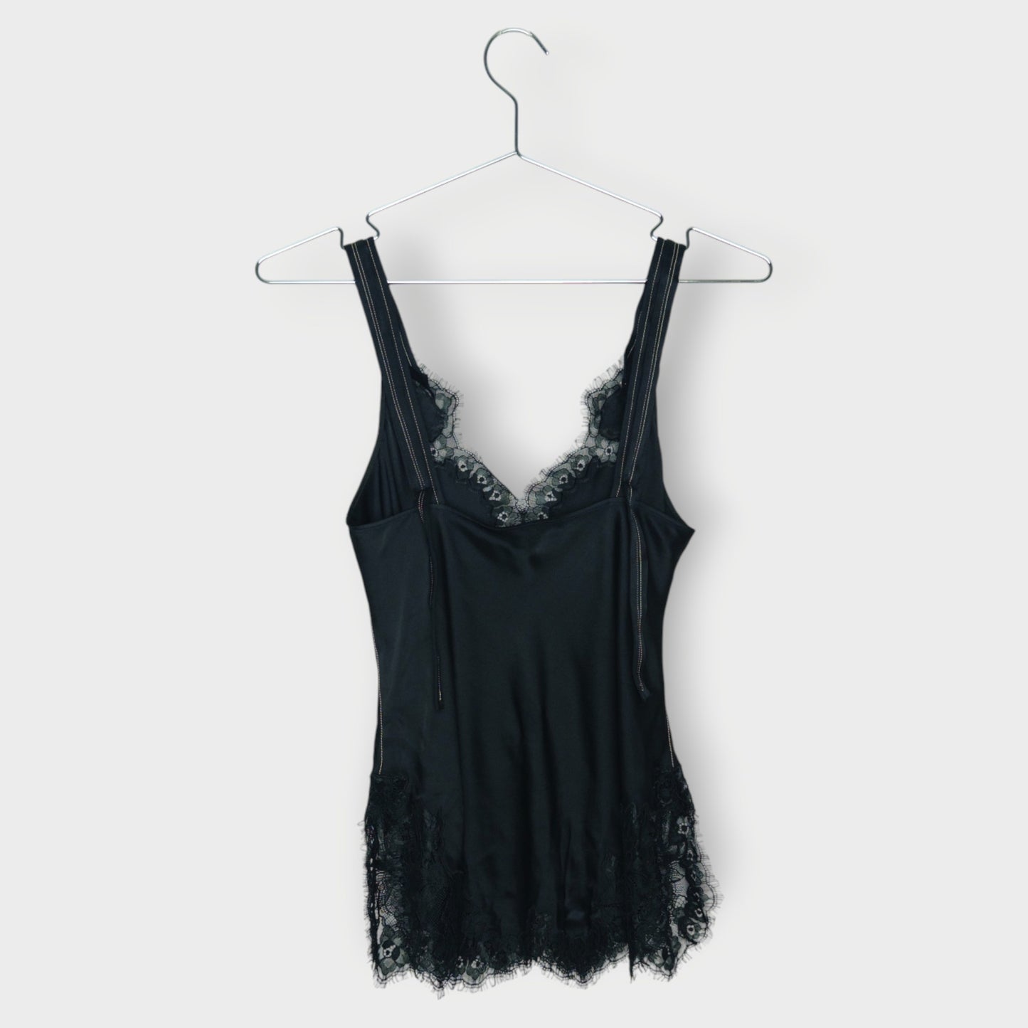 Silk Lace Trim Singlet