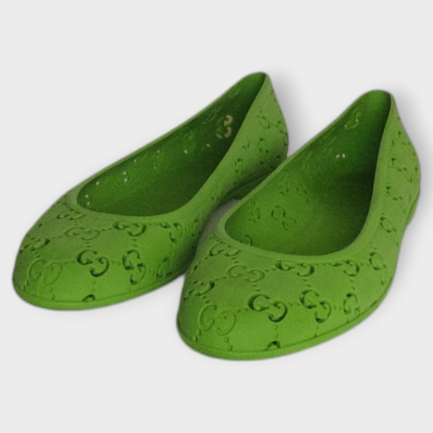 Rubber GG Ballet Flats