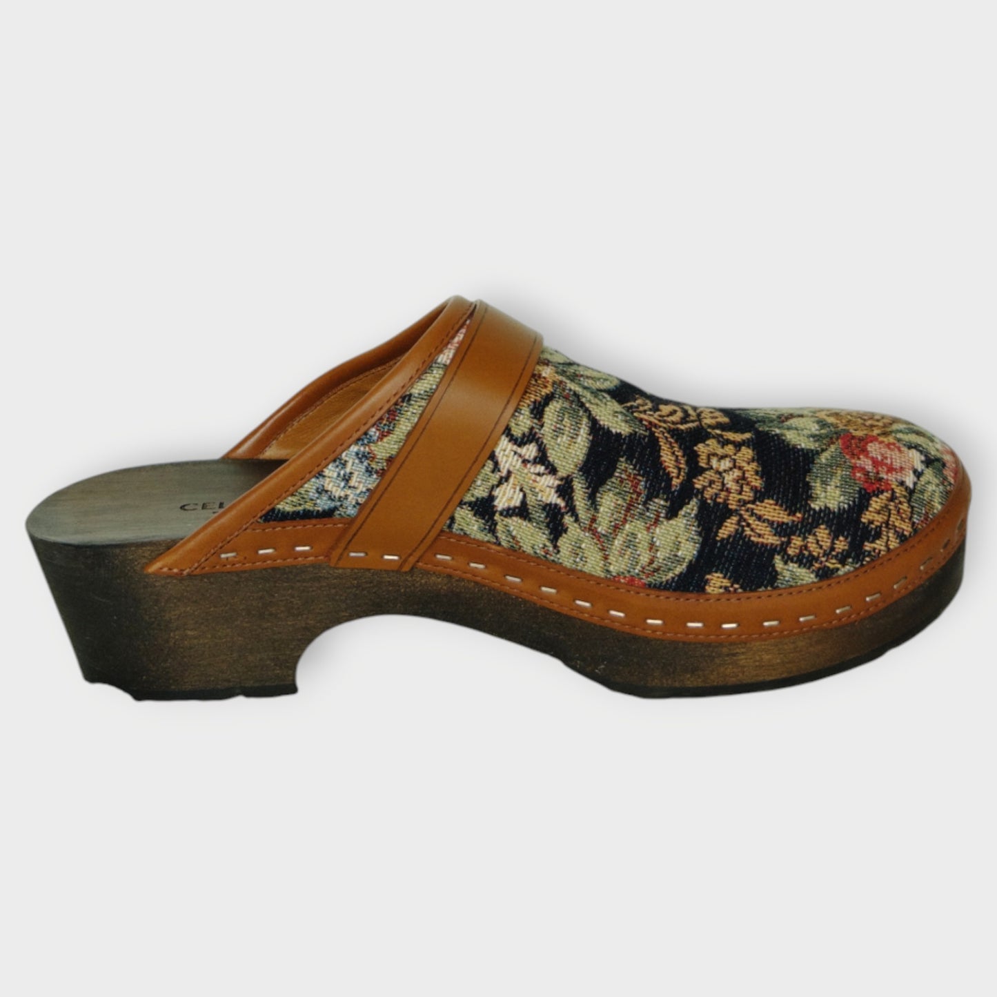 Tapestry Cloth Clogs