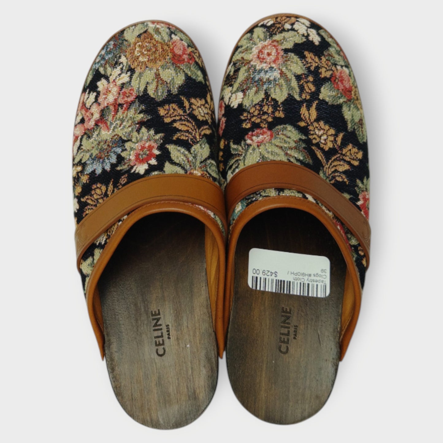 Tapestry Cloth Clogs