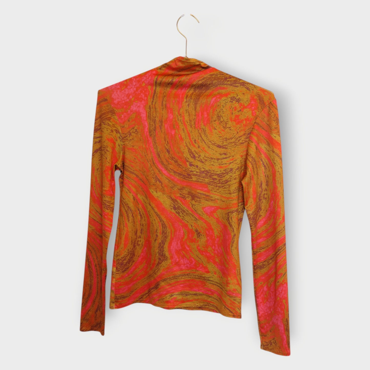 Swirl Print Top