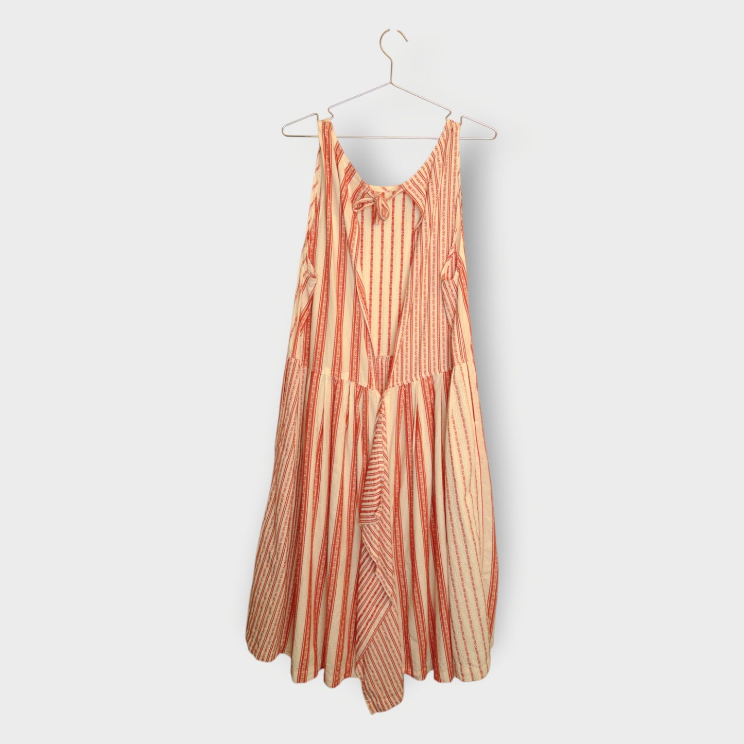 Cotton Striped Maxi Dress