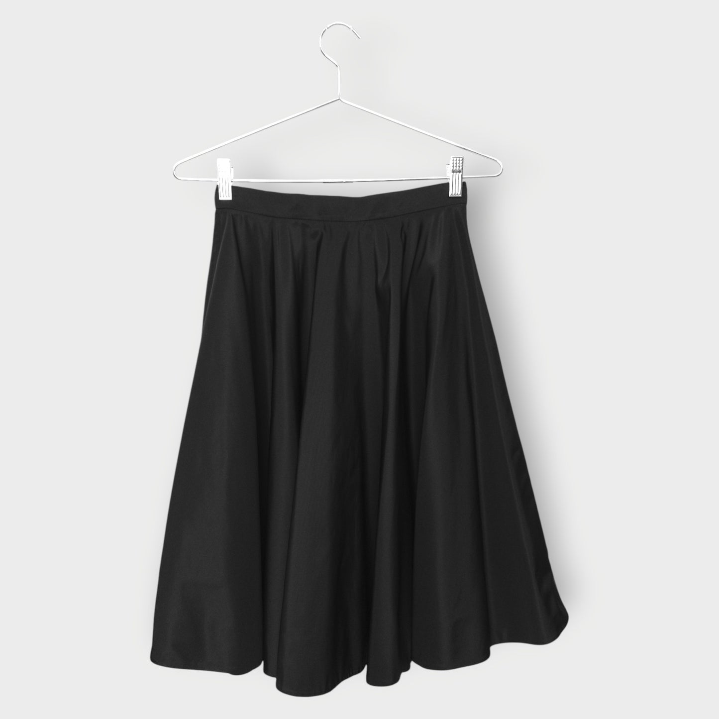 Zipper Front Circle Skirt