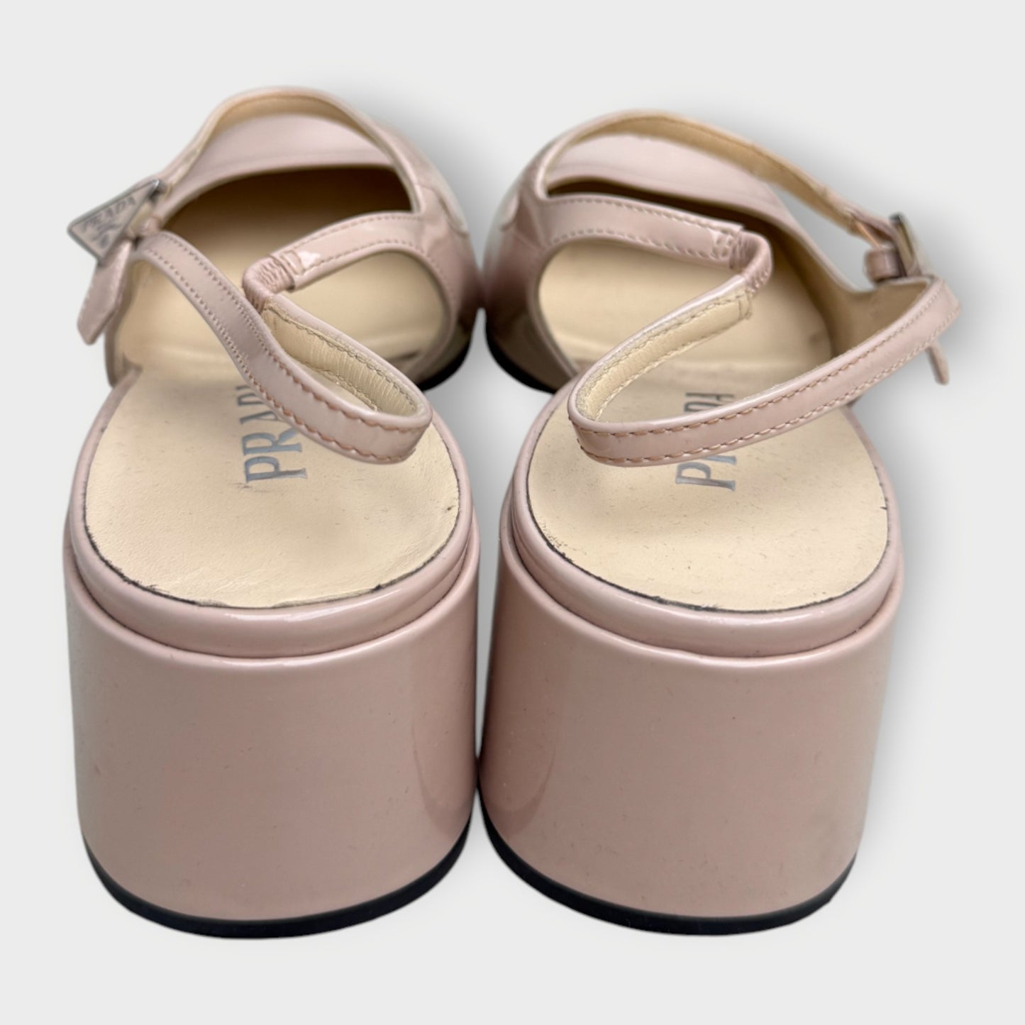 Patent Leather Slingback Heels