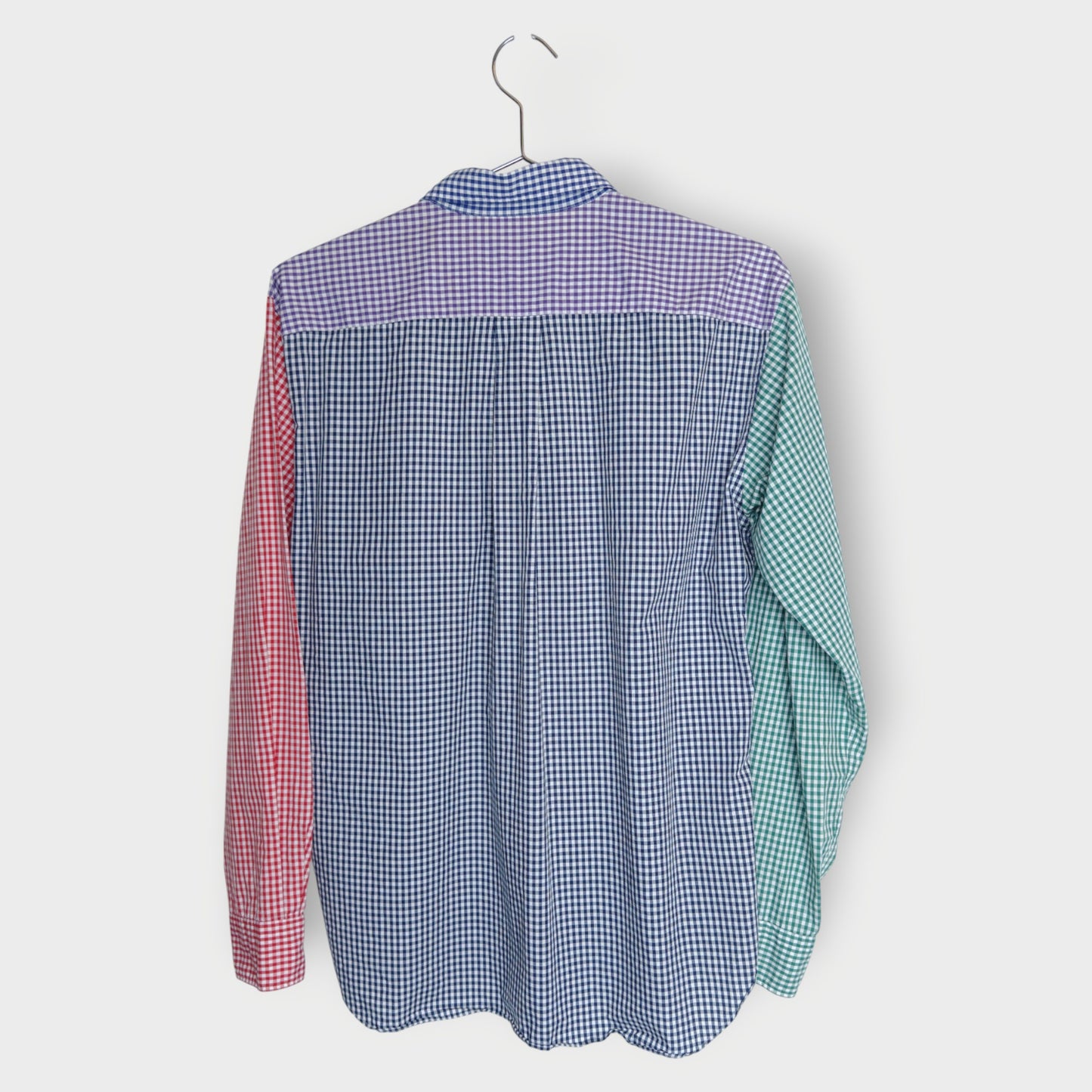 Colour Block Check Shirt
