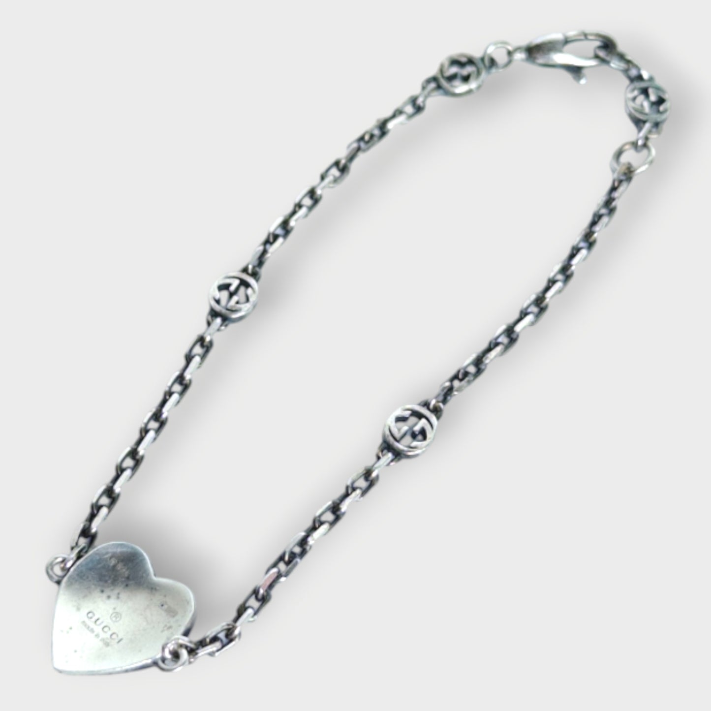Sterling Silver Heart Bracelet