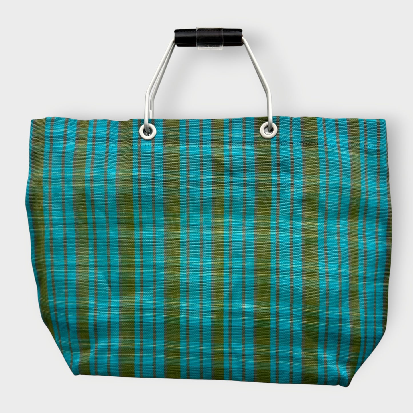 Check Canvas Tote