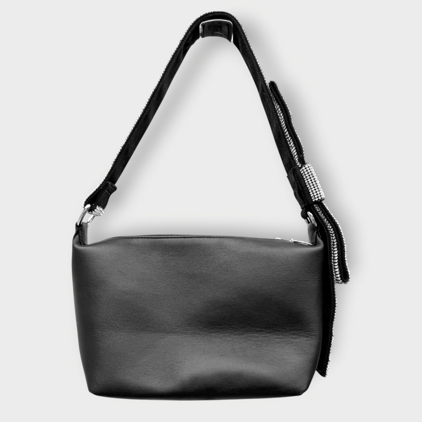 Crystal Mesh Strap Bow Handbag