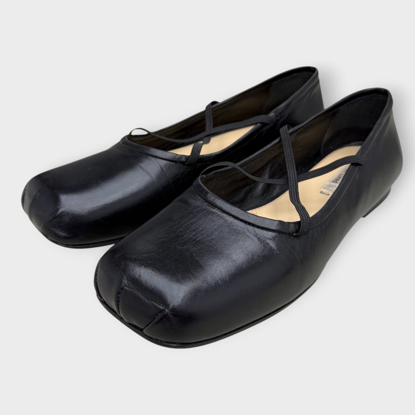 Leather Cross Pointe Ballet
