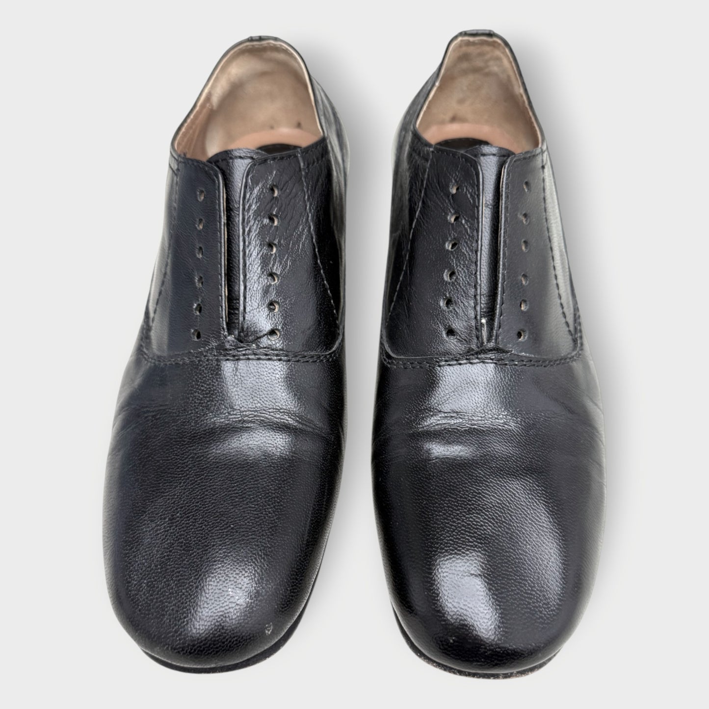 Leather Slip-On Brogue