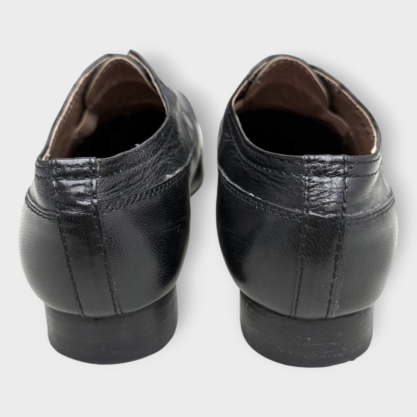 Leather Slip-On Brogue