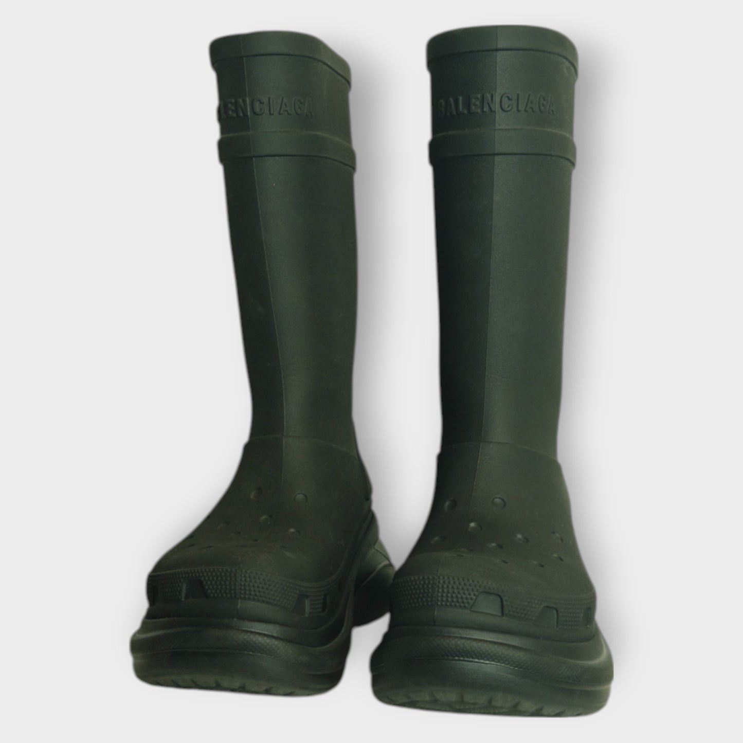 Rubber Mid Calf Boots