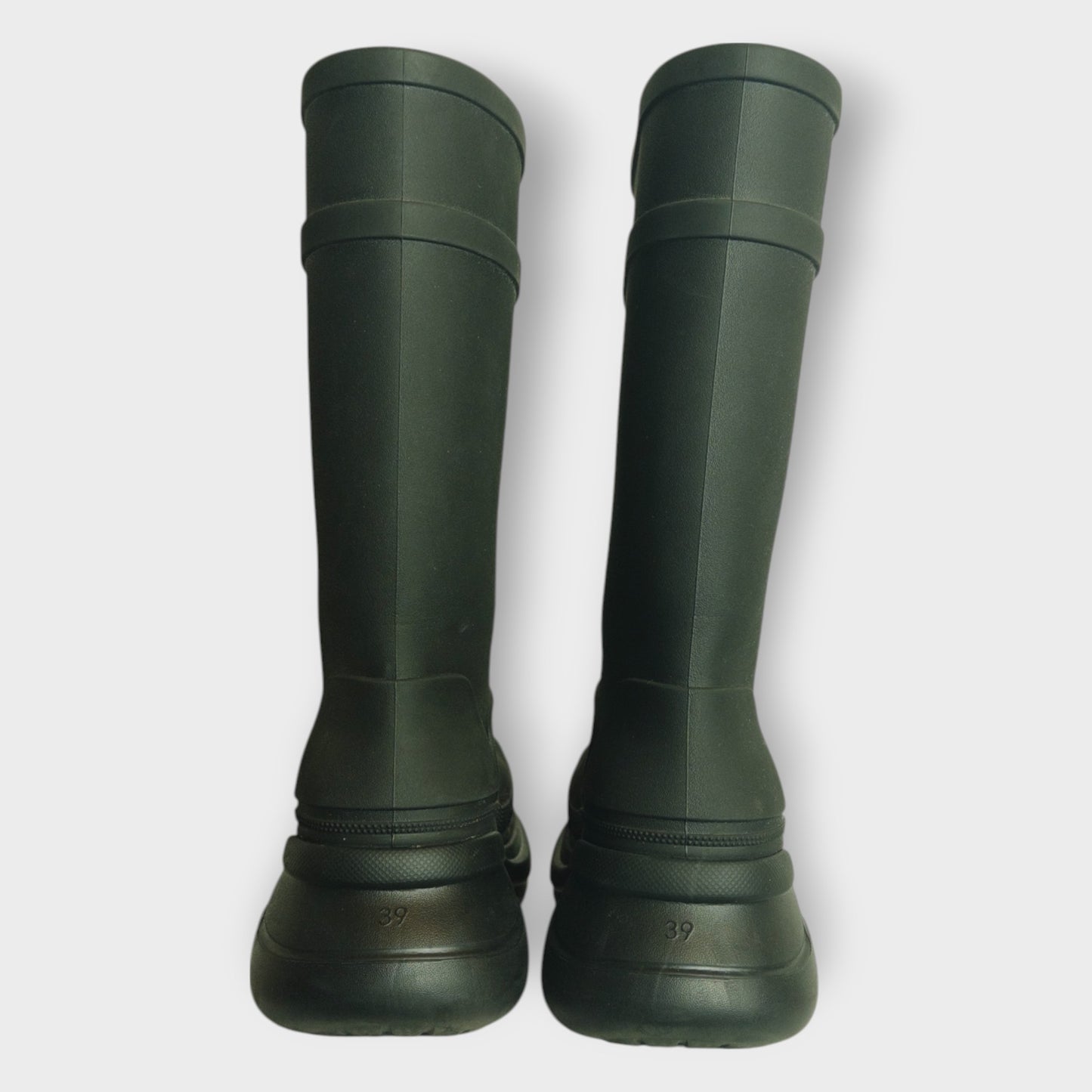 Rubber Mid Calf Boots