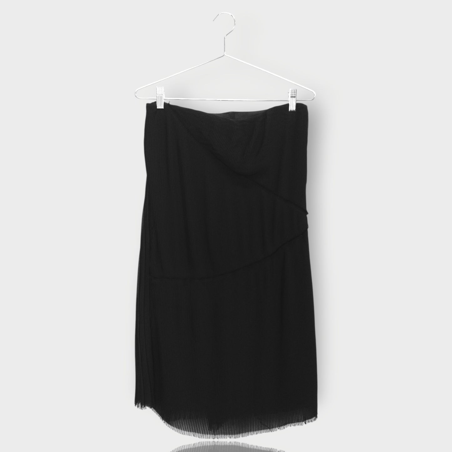 Pleated Strapless Dress