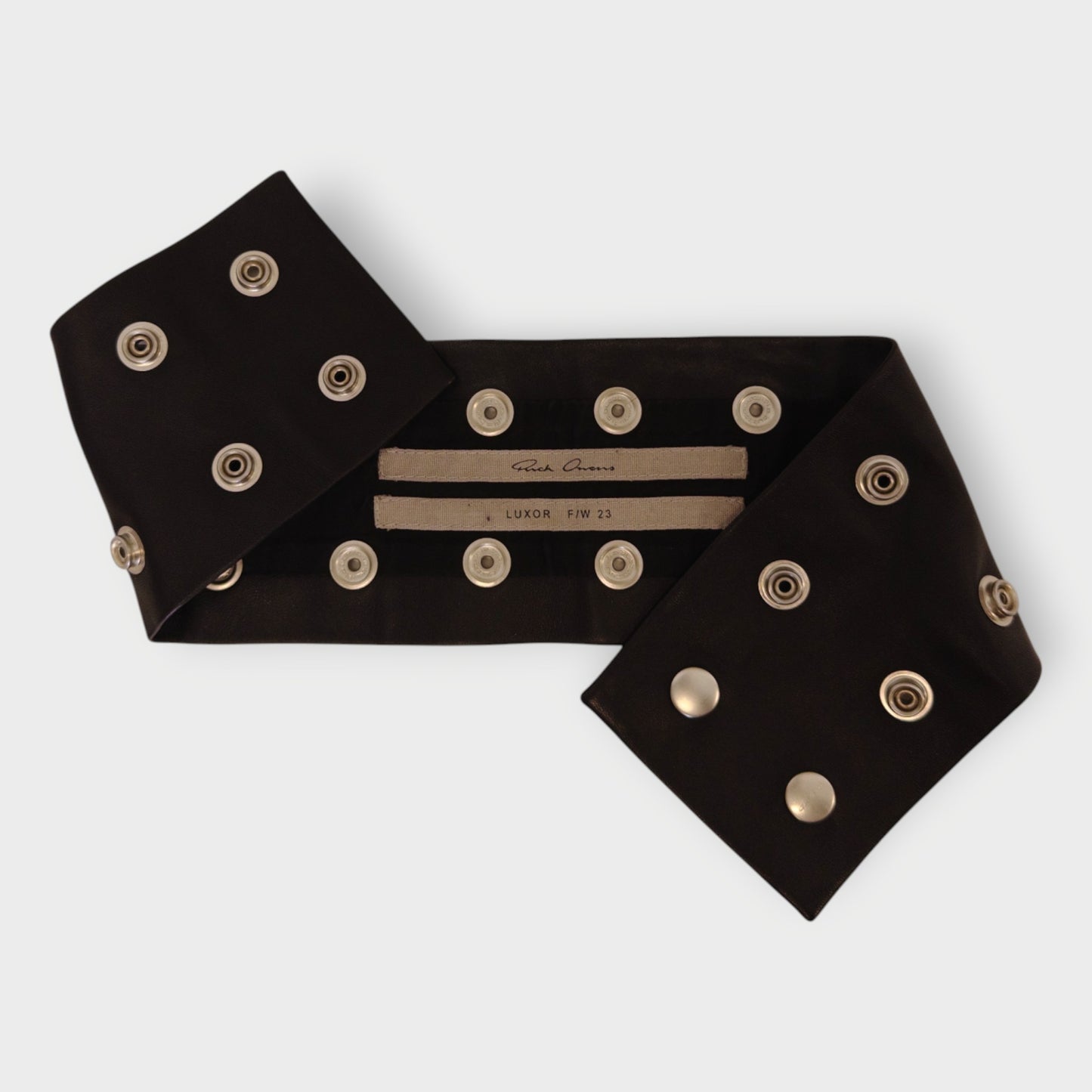 Snap Stud Leather Collar