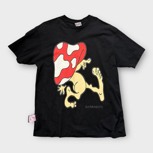 Black Mushroom Graphic Tee