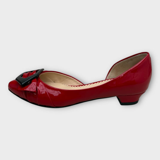 Patent Buckle Ballet Flats