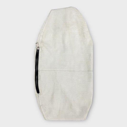Perforated Leather Slouch Bag