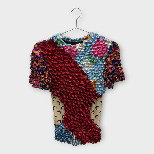 Popcorn Moon Patchwork Top