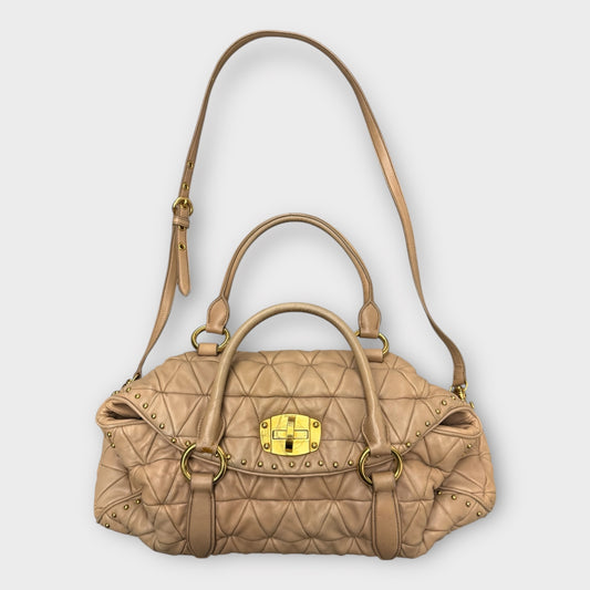 Matelasse Leather Shoulder Bag