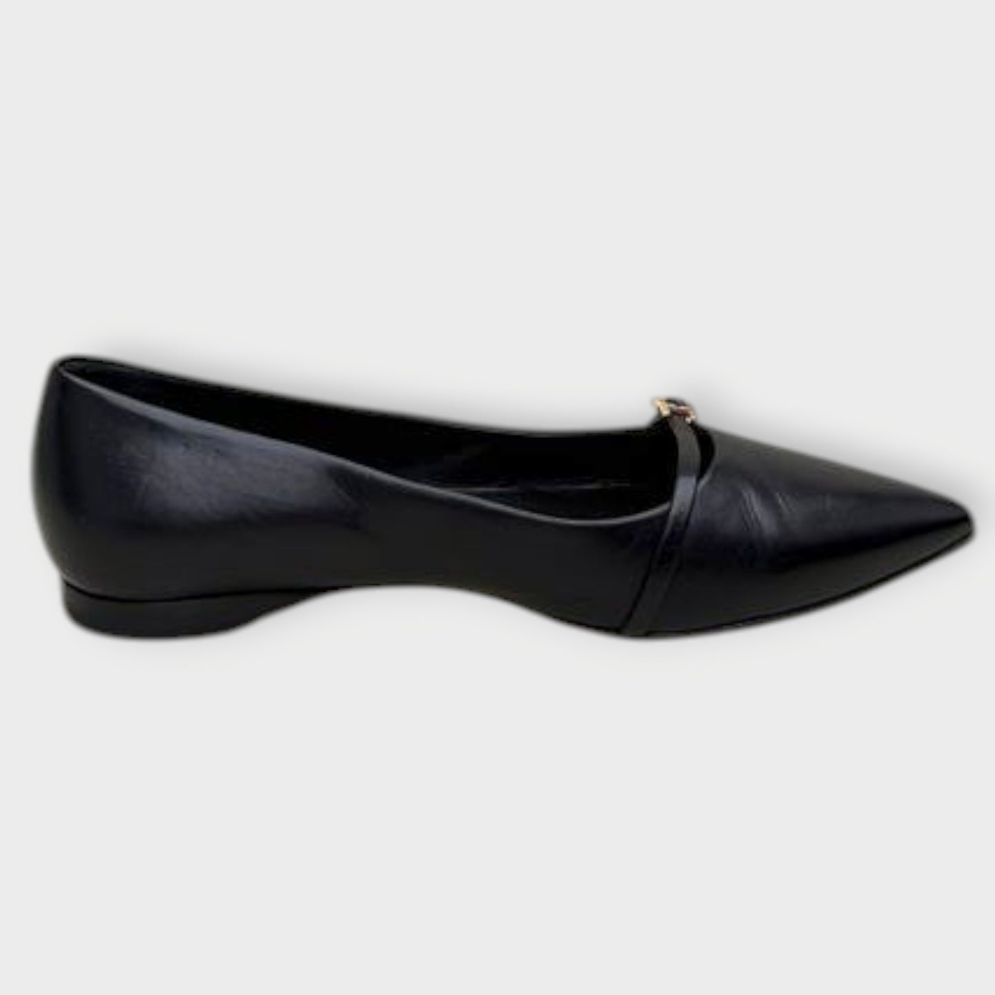 Leather Pointed Ballet Flats