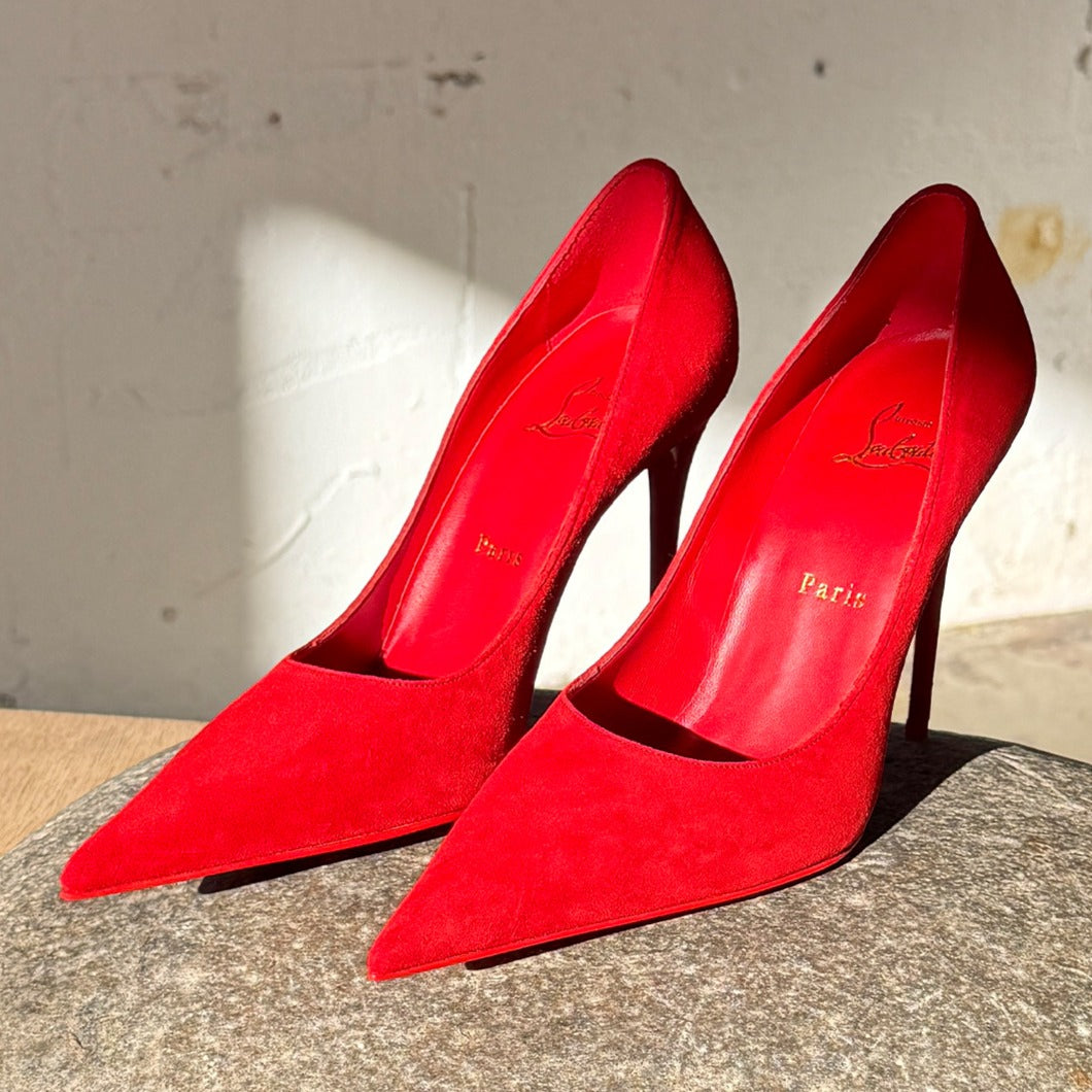 Suede So Kate Heels