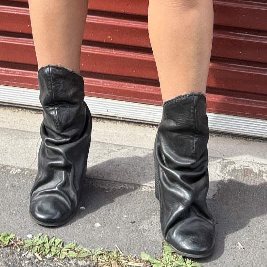 Zip Slouch Boots
