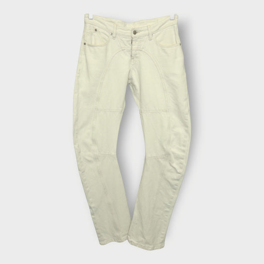 Panelled Bow Leg Jeans